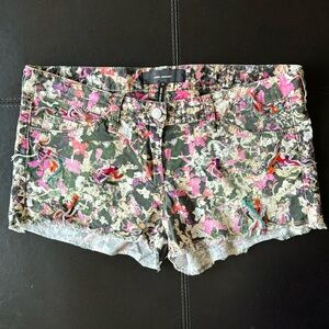 Isabel Marant Cotton Colorful Embroidered Mini Shorts 40